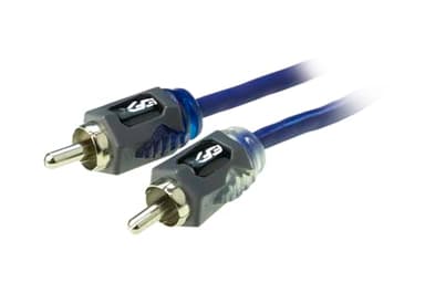 Scosche EFX Rogue R20 2-Channel Twisted Pair RCA Interconnect Audio Cables - 2CH OFC Car Stereo, Power Sports & Marine Connector Cable - 20 Foot Male to Male - Image 2