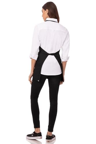 Chef Works Unisex Three Pocket Apron, Black, One Size - Image 2