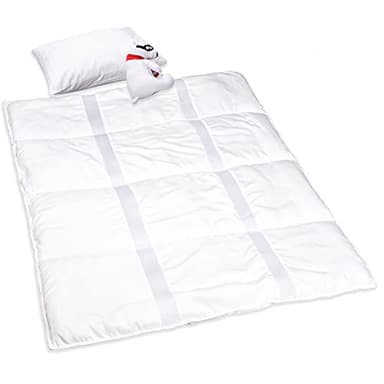 ZPECC Toddler Down Alternative Comforter, 39x47 Hypoallergenic Baby Blanket Quilt, Soft Breathable Lightweight All Season Kids Duvet Insert for Crib Stroller Cot Daycare, White - Image 8