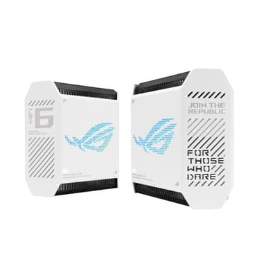 ASUS ROG Rapture GT6 (2PK) AX10000 Tri-Band WiFi 6 Gaming Mesh System, Covers up to 5,800 sq ft, 2.5 Gbps Port, Triple-Level Game Acceleration, UNII 4, Free Lifetime Internet Security, Moonlight White - Image 12