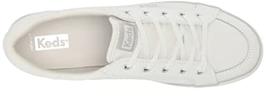 Keds Center 3 Lace Up, Sneaker Womens, White Leather, 8.5 Medium - Image 5