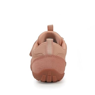 KUBUA Boys Girls Sneakers Kids Barefoot Shoes Comfortable Anti-Slip Walking Shoes for Indoor Outdoor Tennis Running Hiking Training Apricot 13 Little Kid - Image 4