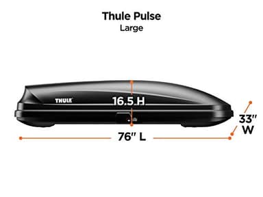 Thule 615 Pulse Rack, Large, Black - Image 2