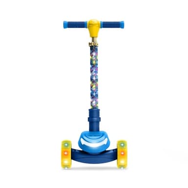 Jetson Sonic Three-Wheel Light Up Kick Scooter, Light up Stem & Wheels, Height Adjustable Handlebar, Rear Brake, Foldable, Ages 3+, JSNC2-3KIK - Image 5