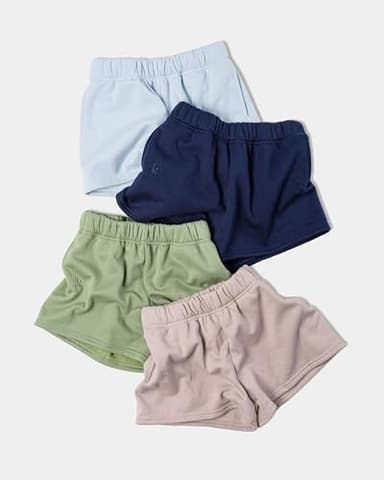 Kamo Fitness CozyTec Sweat Shorts Women High Waisted Lounge Comfy Casual Cotton Shorts with Pockets (Dark Iris, L) - Image 6