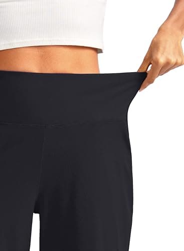 G Gradual Women's 12" Bermuda Long Shorts with Pockets High Waisted Stretch Knee Length Shorts for Women Summer Walking(Black,S) - Image 4