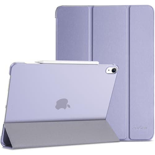 ProCase for iPad Air 13 Inch Case M3 2025/M2 2024, Slim Smart Cover iPad 13 Air M3 M2 Case with Translucent Hard Shell Back, Supports Touch ID, Auto Wake/Sleep -Purple - Image 1