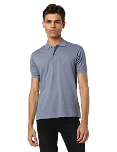 Lacoste Men's Classic Fit Heathered L.12.12 Polo, Light Indigo Blue, X-Large - Image 1