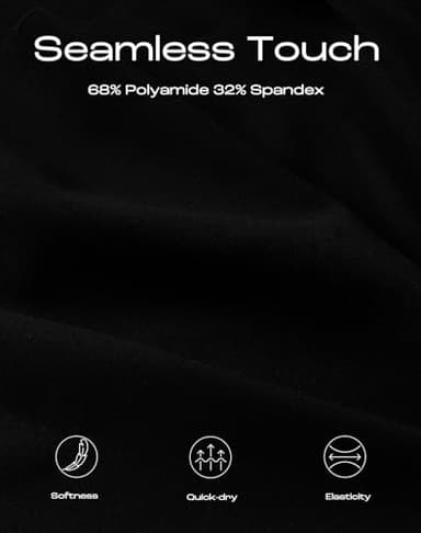 INNERSY Women's Seamless No Show Hipster Panties Invisible Light Underwear 3-Pack(3 Black,Medium) - Image 6