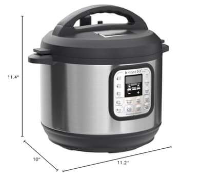 Instant Pot Duo 7-in-1 Mini Electric Pressure Cooker, Slow Rice Cooker, Steamer, Sauté, Yogurt Maker, Warmer & Sterilizer, Includes Free App with over 1900 Recipes, Stainless Steel, 3 Quart - Image 11