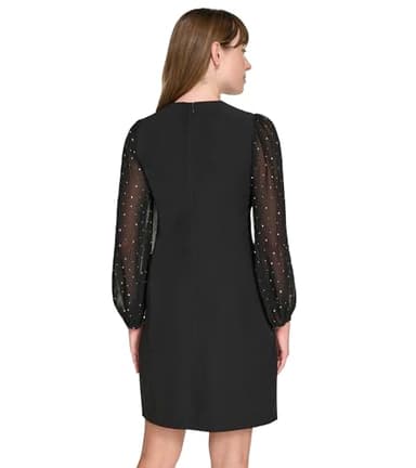 Tommy Hilfiger Women's Dresses Shift,Black,6P - Image 4