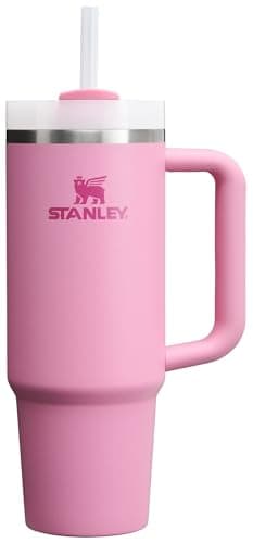 STANLEY Quencher H2.0 Tumbler with Handle and Straw 30 oz | Flowstate 3-Position Lid | Cup Holder Compatible for Travel | Insulated Stainless Steel Cup | BPA-Free | Peony - Image 1