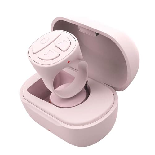 Vekesen Tiktok Scrolling Ring for iPhone, Bluetooth Camera Remote Control, Remote Control for TIK Tok Scrolling Ring for iPhone, Android (Baby Pink) - Image 1