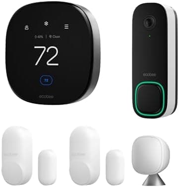 ecobee Total Security and Savings Bundle with Smart Doorbell Camera (Wired), SmartSensor for Doors and Windows, and Smart Thermostat Premium - Image 2
