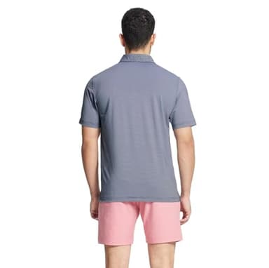 MAELREG Golf Polo Shirts for Men Pencil Pin Stripe Lightweight Breathable Moisture Wicking Dry Fit Casual Mens Polo - Image 4