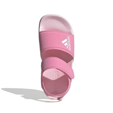 adidas Adilette Slide Sandal, Bliss Pink/White/Clear Pink, 1 US Unisex Little Kid - Image 5