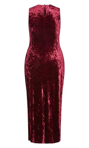 City Chic Women's Plus Size Dress-Mae, Ruby - Image 7