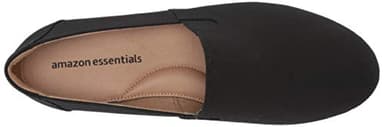 Amazon Essentials Women's Casual Slip-On Canvas Flat, Black, 9 - Image 5