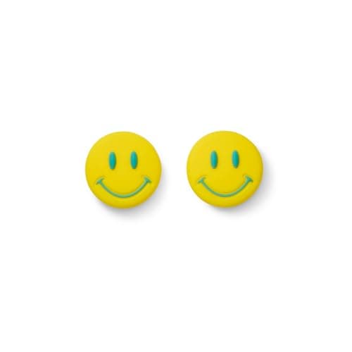 Ten Little Smiley Splash Sandal Charms for Kids, 2-Pack Silicone Shoe Charms for Boys and Girls - Image 1