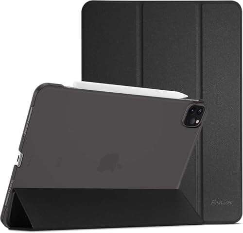 ProCase Cover for iPad Pro 11 Inch Case 2022/2021/2020/2018, Slim Stand Hard Back Shell Smart Cover for iPad Pro 11 4th Gen 2022/3rd Gen 2021/ 2nd Gen 2020/1st Gen 2018 -Black - Image 1