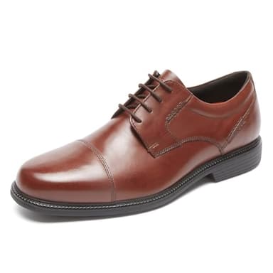 Rockport Men's Charlesroad Captoe, Tan II, 10 Wide - Image 1