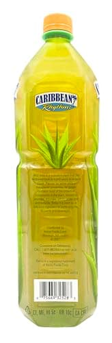 Caribbean Rhythms Aloe Vera Drink with Aloe Pulp, Mango, 1.5L - Image 3