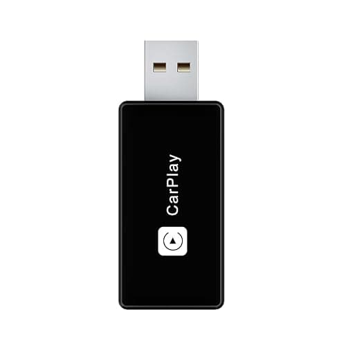 Wireless CarPlay Adapter, Converts Wired to Wireless CarPlay Dongle for Apple iPhone, Plug & Play Auto Connect Zero Latency fits for Cars from 2015 & iOS 10+ Dark Black - Image 1