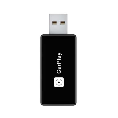 Wireless CarPlay Adapter, Converts Wired to Wireless CarPlay Dongle for Apple iPhone, Plug & Play Auto Connect Zero Latency fits for Cars from 2015 & iOS 10+ Dark Black - Image 1
