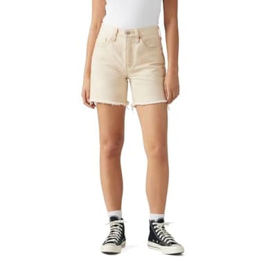 Levi's Women's 501 Mid Thigh Short, (New) Cloudy Safari - Image 1