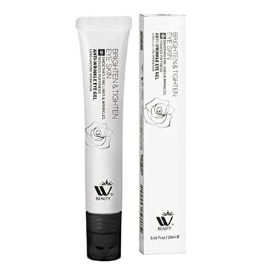 WBM Eye Cream with Metal Roller | Anti-Aging Eye Treatment for Dark Circles, Puffiness & Wrinkles | Hyaluronic Acid, Retinol & Niacinamide | Hydrating & Cooling Under Eye Cream | 20ml - Image 1