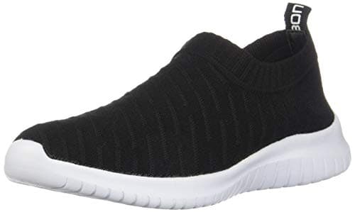 TIOSEBON Women's Walking Shoes Lightweight Mesh Slip-on- Breathable Running Soft Comfortable Sneakers 10 US Black - Image 1