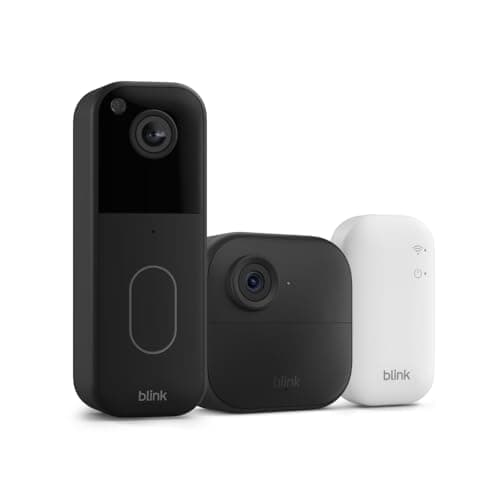 All-new Blink Video Doorbell + Outdoor 4 – Wireless smart security cameras, head-to-toe HD view, two-year battery life. Sync Module Core included – 1 camera system + Video Doorbell - Image 1
