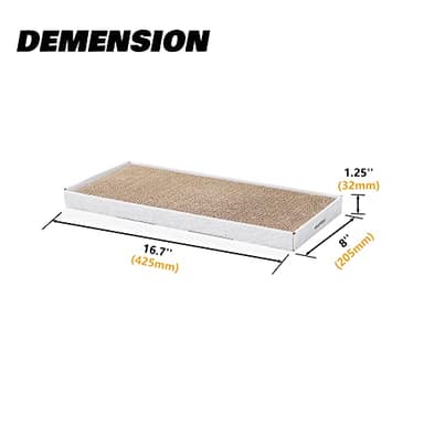 Cardboard Scratcher Pad Scratching Post:Smartbean 3PCS Cat Cardboard,Cat Scratch Pad,Cat Post,Double-Sided Design for Double Life… - Image 4