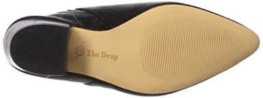The Drop Women's Jordan Pointed Toe Block Heel Mule Shoe, Black, 9 M US - Image 4