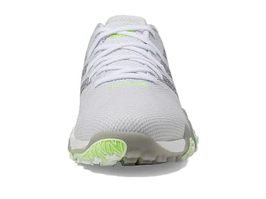 adidas Men's CodeChaos 22 Spikeless Golf Shoes, Footwear White/Grey Three/Lucid Lemon, 8 - Image 4