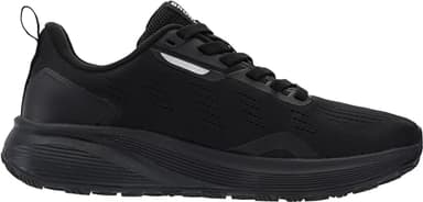 BRONAX Wide Shoes for Women Tennis Running Lightweight Size 7w Female Training Athletics Comfortable Lace up Pregnant Maternity Wide Toe Box Sneakers for Ladies All Black 38 - Image 4