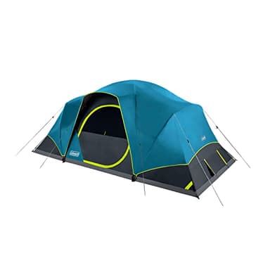 Coleman 4/6/8/10 Person Skydome Dark Room Tent with Rainfly, 5 Minute Setup, Blocks 90% of Sunlight, 20% More Headroom Than Traditional Tents - Image 1