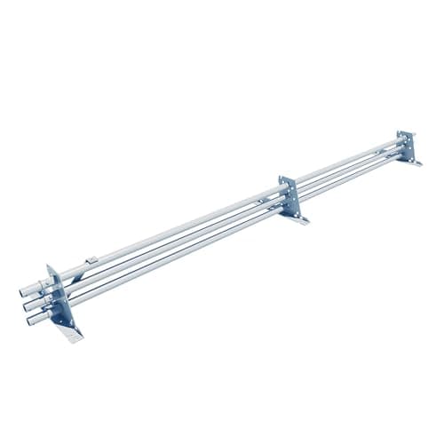 Lahoreeky Snow Guard Railing, 8ft Roof Snow Ice Guards for Metal Roofs and Wood Roofs, Stop Snow from Sliding Off Your Roof, Extendable, Gray - Image 1