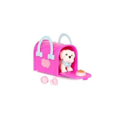 Pucci Pups - Collectible Puppy Set – Chocolate Lab, Maltese, Chihuahua – Carrier Purse – Dog Accessories Included – Toys for Kids 3+ - Image 5