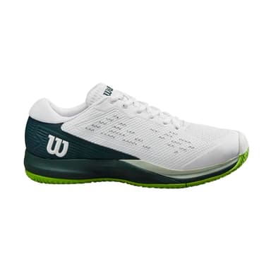 WILSON Men's Rush Pro Ace Sneaker, White/Ponderosa Pine/Jasmine Green, 7.5 - Image 1