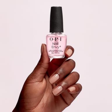 OPI Nail Envy Strengthener Pink to Envy | Sheer Soft Pink Crème Strengthening Nail Polish Treatment | Strengthen Weak & Thin Nails - Image 2