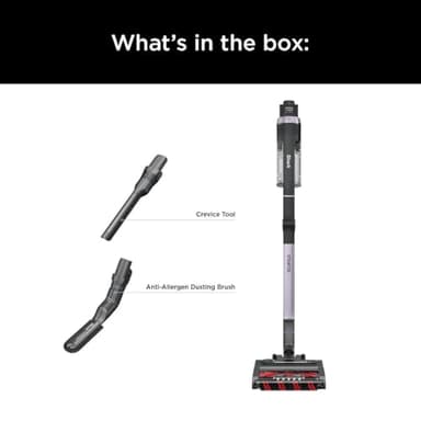 Shark Stratos Cordless Vacuum with Clean Sense IQ and Odor Neutralizer, MultiFlex Wand, Includes Crevice Tool & Anti-Allergen Brush, Up To 60 Minute Runtime, Ash Purple, IZ862H - Image 14