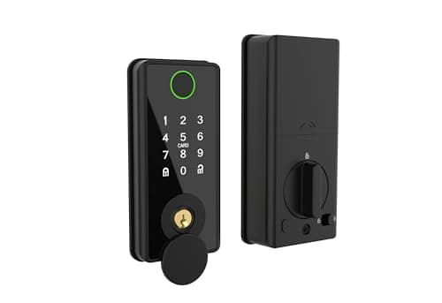 Keyless Entry Deadbolt – Smart Door Lock with App Control, Touchscreen Keypad Easy Installation, for Home, Apartment, Office - Image 1