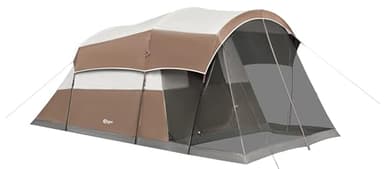 Portal 6 Person Family Camping Tents with Screen Porch, Weater Resistant 7' Tall Tent with Rainfly & Upgrated Poles, Easy Setup Tent for Outdoor Family Camping - Image 1
