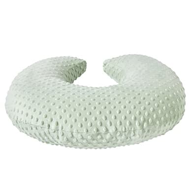 Baby Nursing Pillow and Body Positioner with Premium Slipcover for Breastfeeding for Baby Boys and Girls, Feeding Pillow with Breathable Comfortable Pillowcase (Green) - Image 5