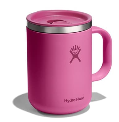 Hydro Flask Coffee Mug – Insulated Stainless Steel, Non Spill, Leak Proof Travel Mug 24 Oz Reef Pink - Image 2