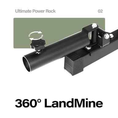 MAJOR FITNESS Drone1 Power Cage - Multi-Function Power Rack for Home Gym (Package (with 1300LBS Bench & 245lbs & Bar), Black) - Image 3