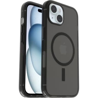 OtterBox Symmetry Series Soft Touch for MagSafe for iPhone 15, iPhone 14 & iPhone 13 - Dark Echo (Black), Sleek Rubber Design, Smooth Finish, Camera Bumpers, and Protective Screen Lip - Image 5