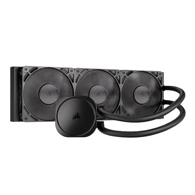 CORSAIR Nautilus 360 RS Liquid CPU Cooler – 360mm AIO – Low-Noise – Direct Motherboard Connection – Daisy-Chain – Intel LGA 1851/1700, AMD AM5/AM4 – 3X RS120 Fans Included – Black - Image 1