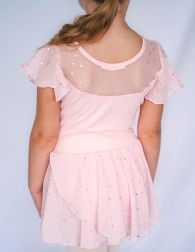 Zaclotre Girls Ballet Leotards Ruffle Sleeve Sparkle Dance Leotard Toddler Ballerina Dress Outfits - Image 8